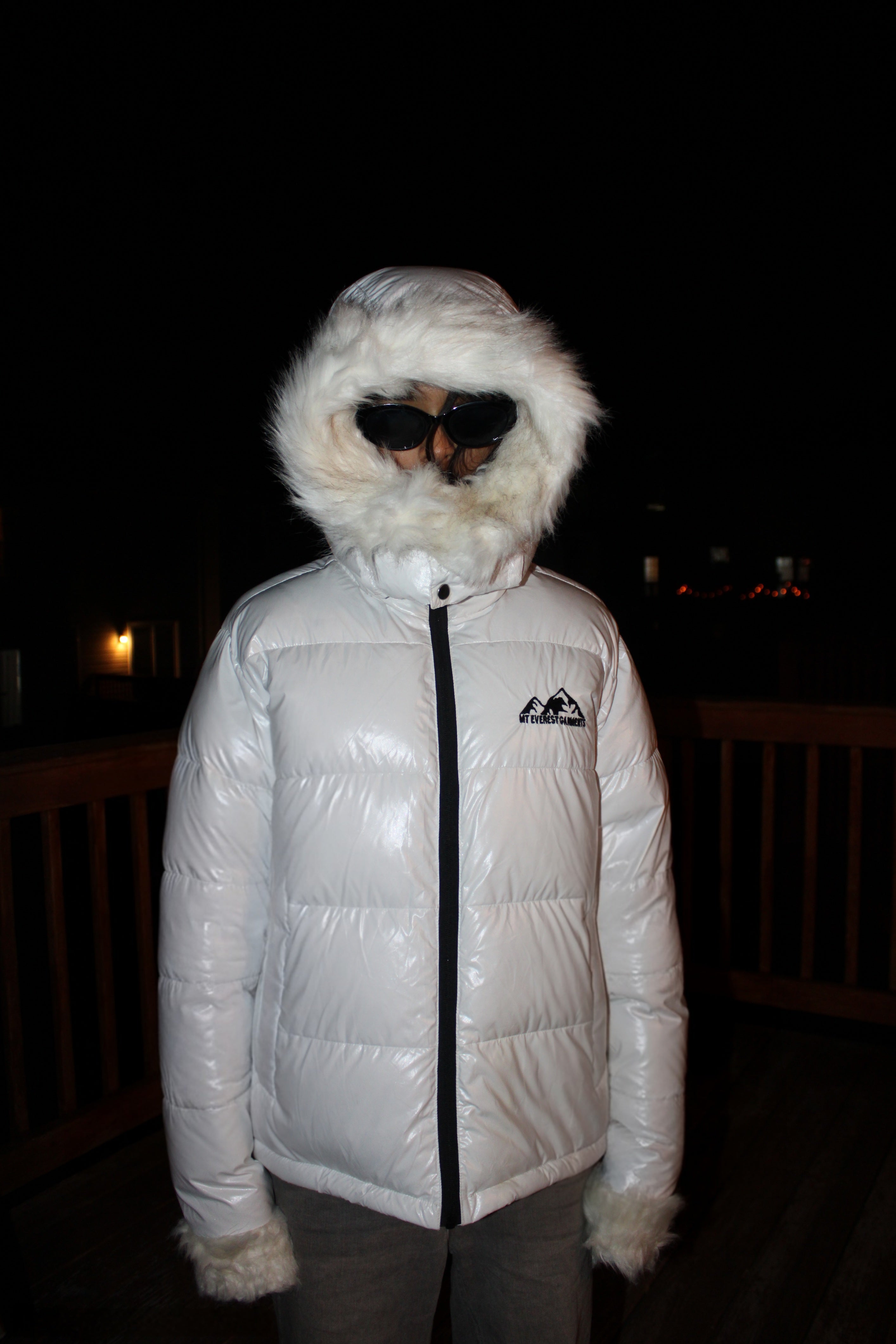 White Faux Fur Jacket