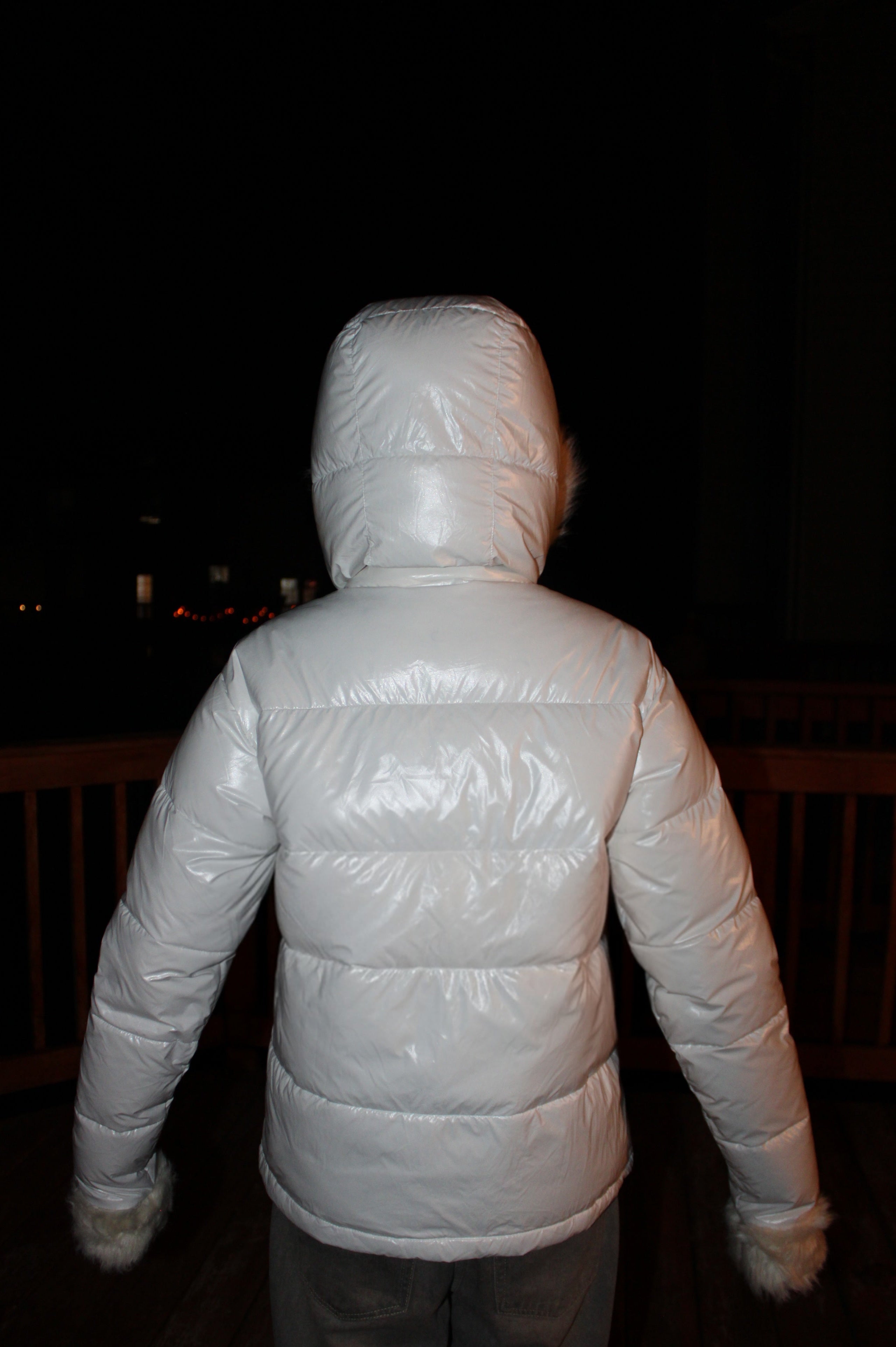 White Faux Fur Jacket