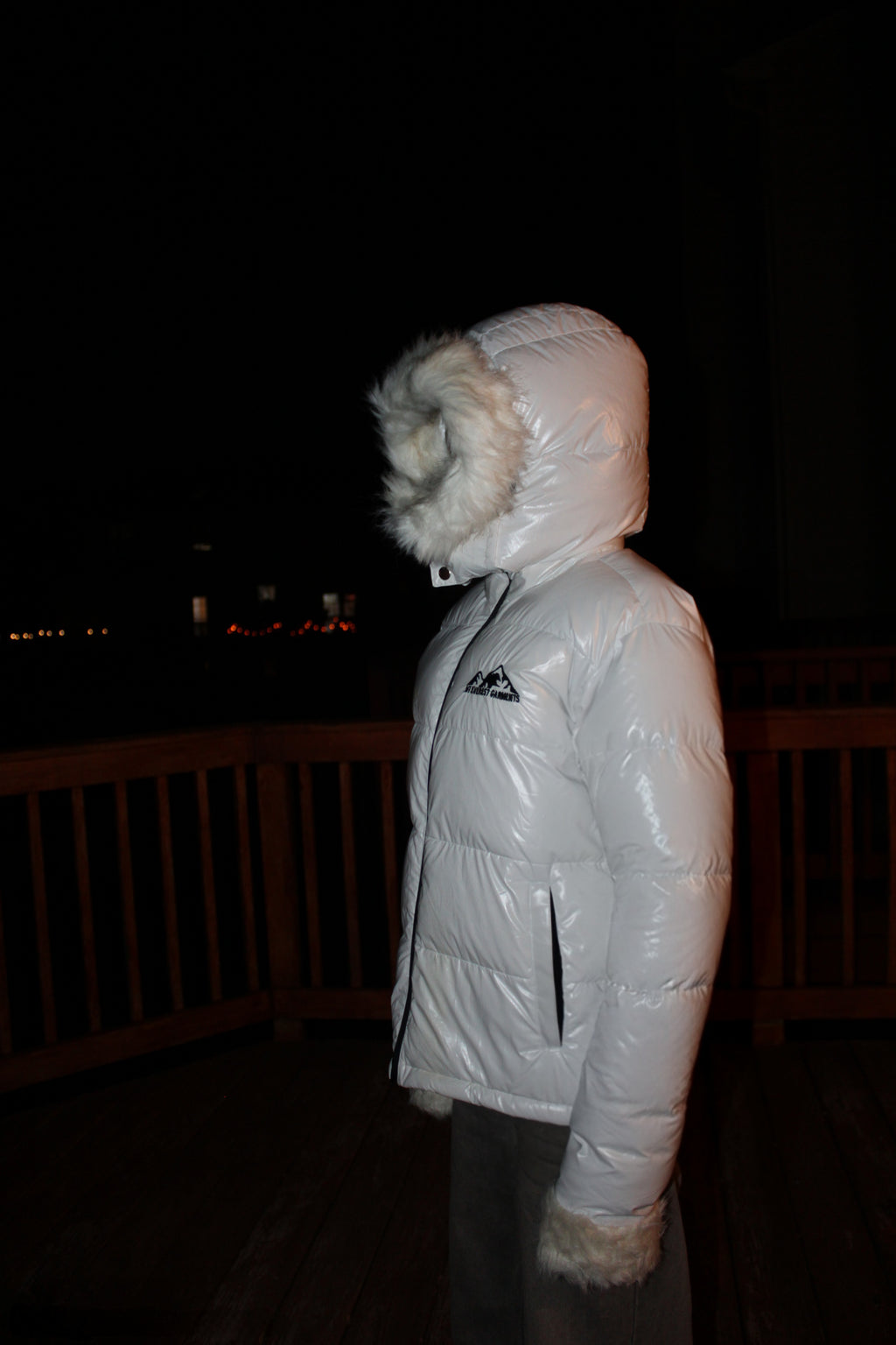 White Faux Fur Jacket