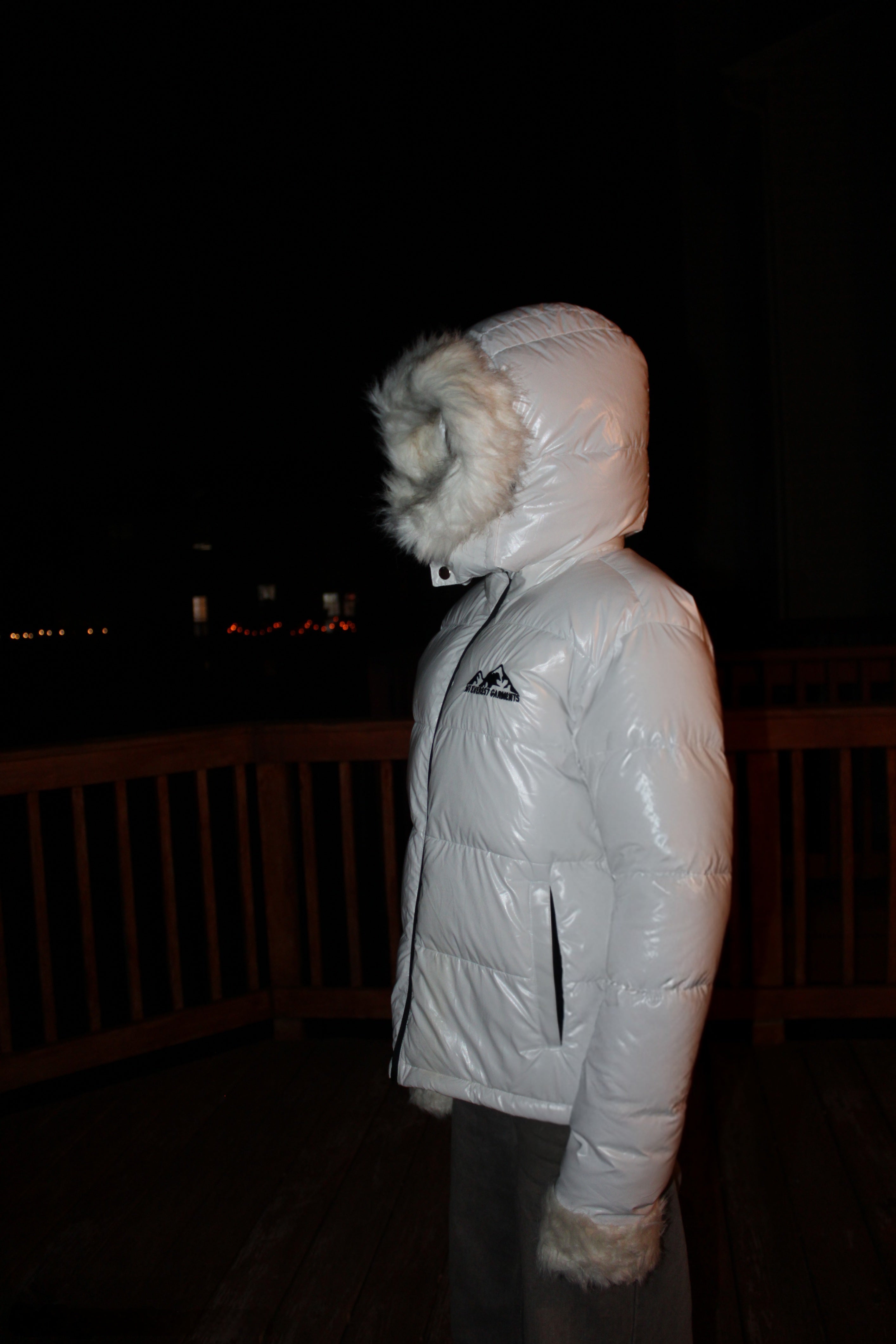 White Faux Fur Jacket