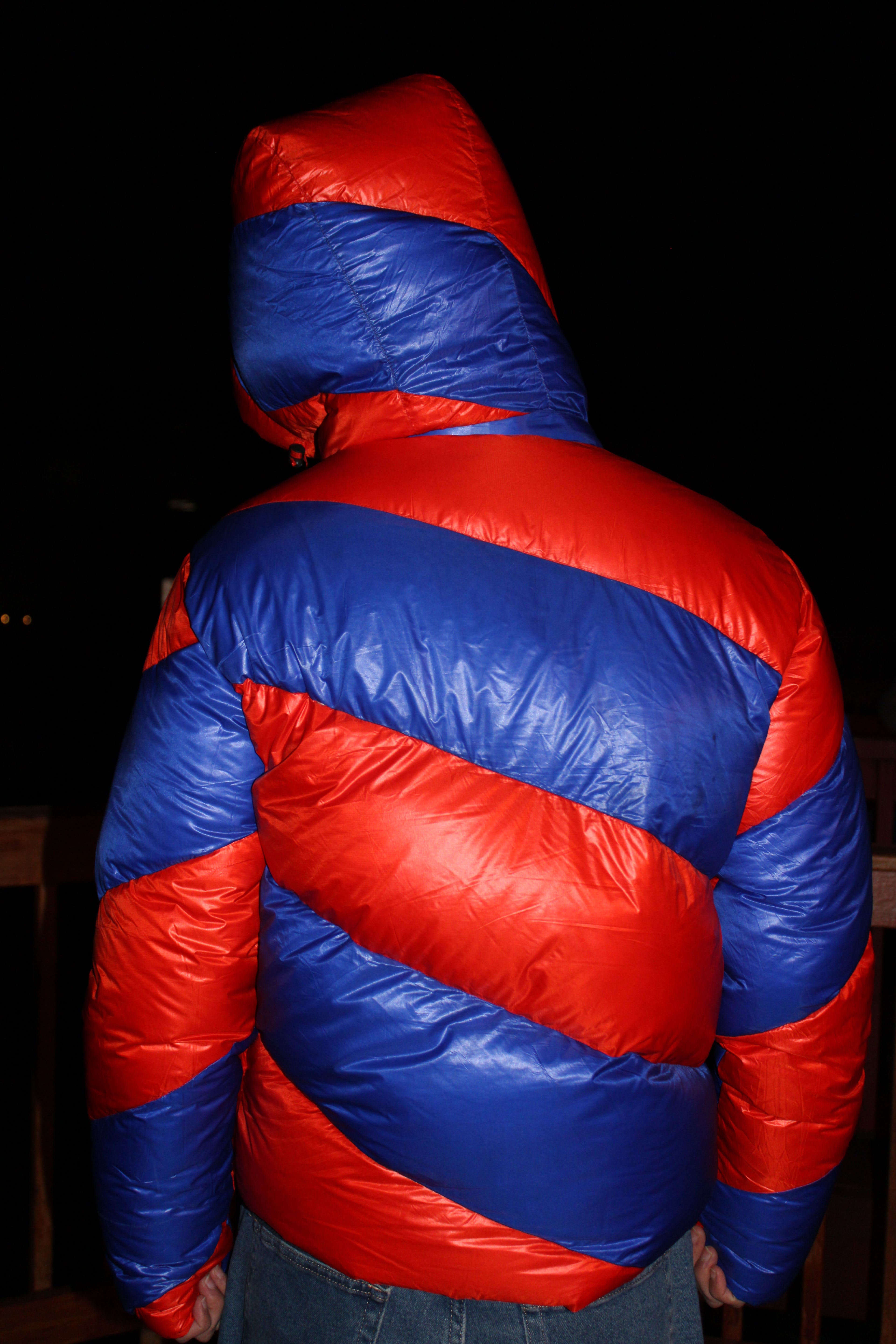 Orange and Blue light jacket