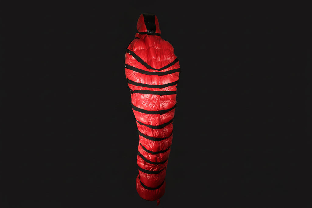 EXTREME RED AND BLACK MUMMY BAG