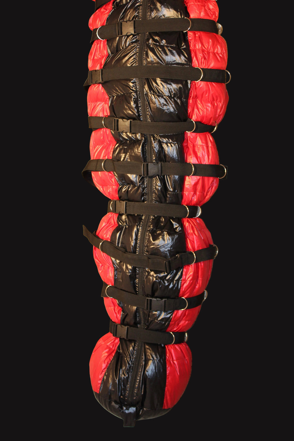 EXTREME RED AND BLACK MUMMY BAG