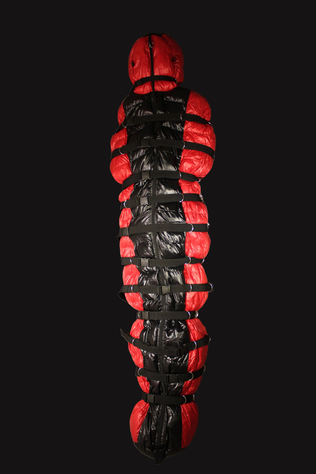 EXTREME RED AND BLACK MUMMY BAG