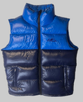 BLACK AND BLUE VEST