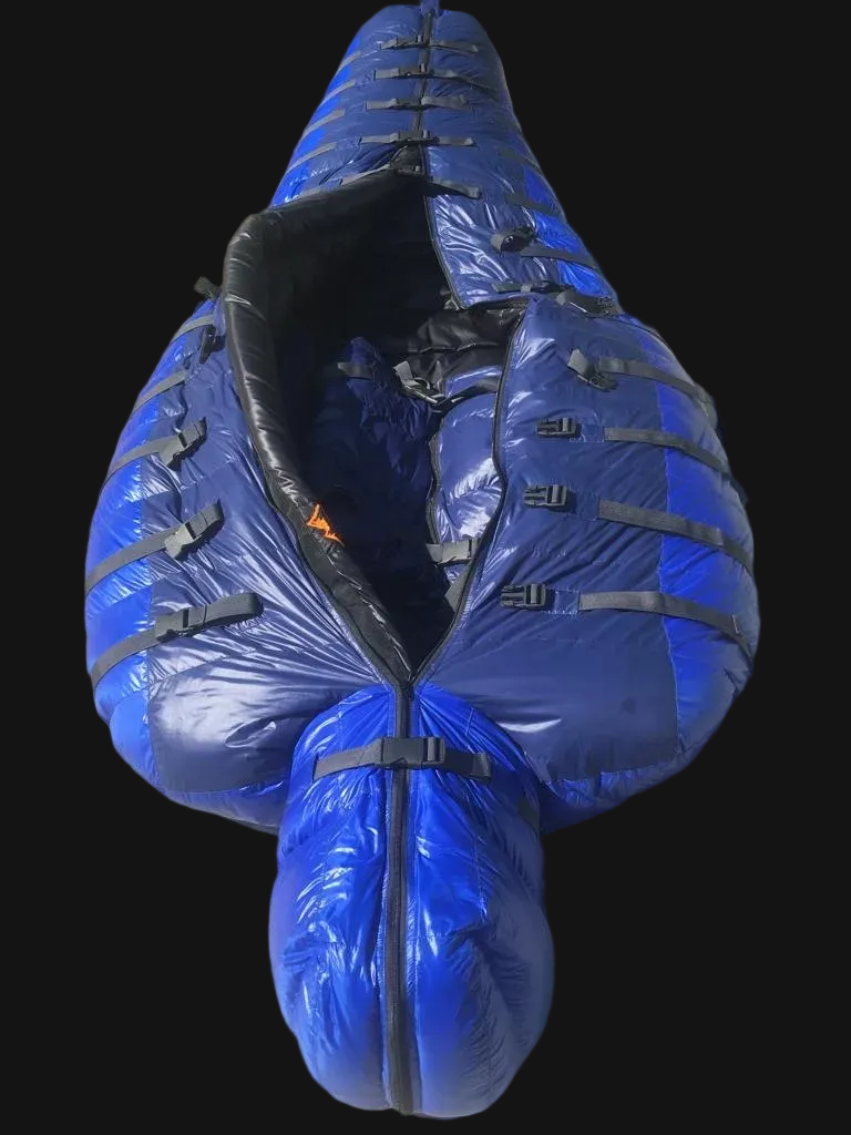EXTREME BLUE AND BLACK SNORKEL MUMMY BAG